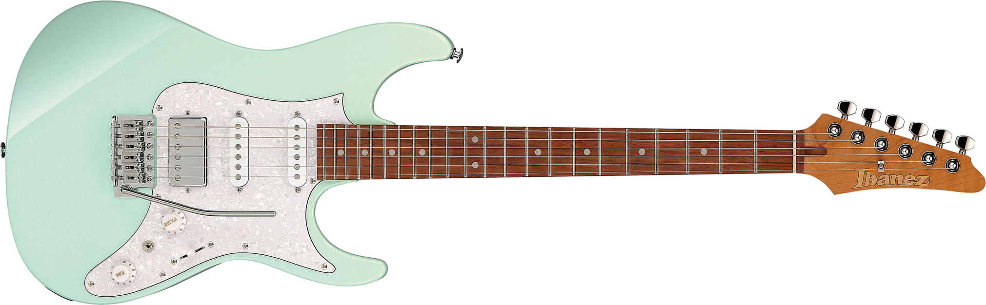 Ibanez Az22s2 Mgr Standard Hss Trem Jat - Mint Green - E-Gitarre in Str-Form - Main picture