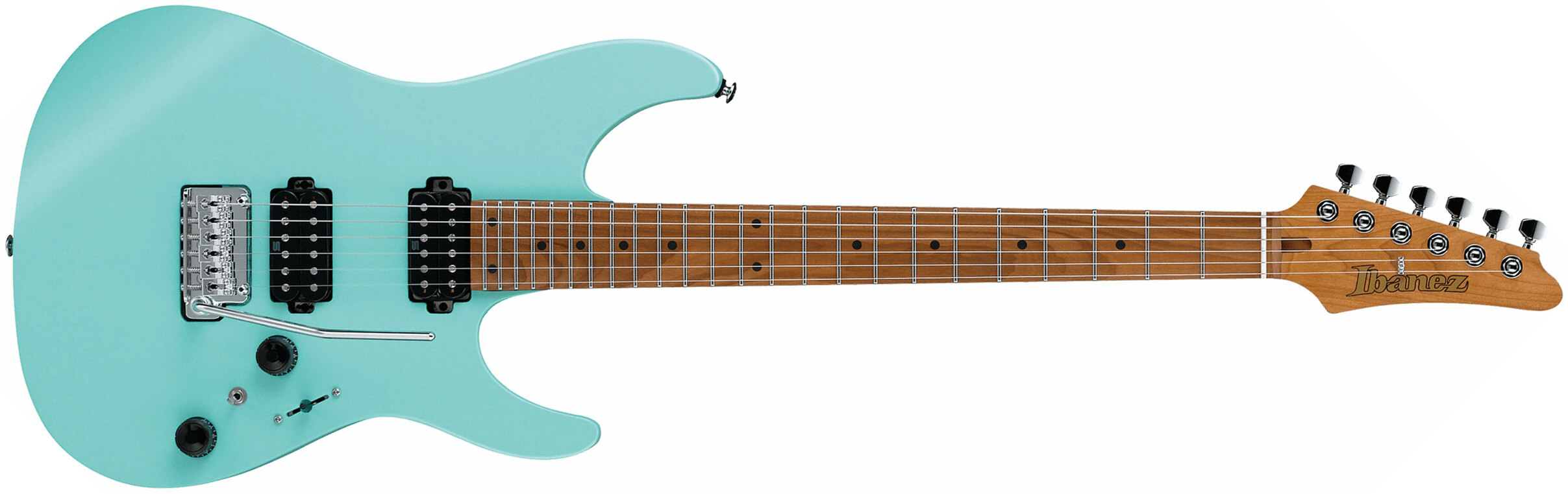 Ibanez Az242 Sfm Premium Hh Trem Mn +housse - Sea Foam Green Matte - E-Gitarre in Str-Form - Main picture