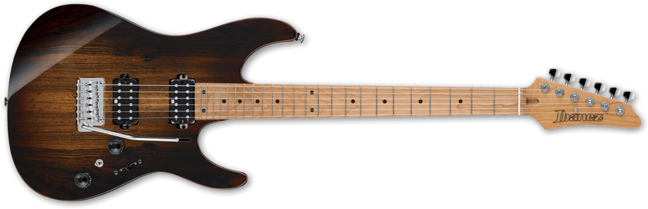 Ibanez Az242bc Det Premium Hh Trem Mn - Deep Espresso Burst - E-Gitarre in Str-Form - Main picture