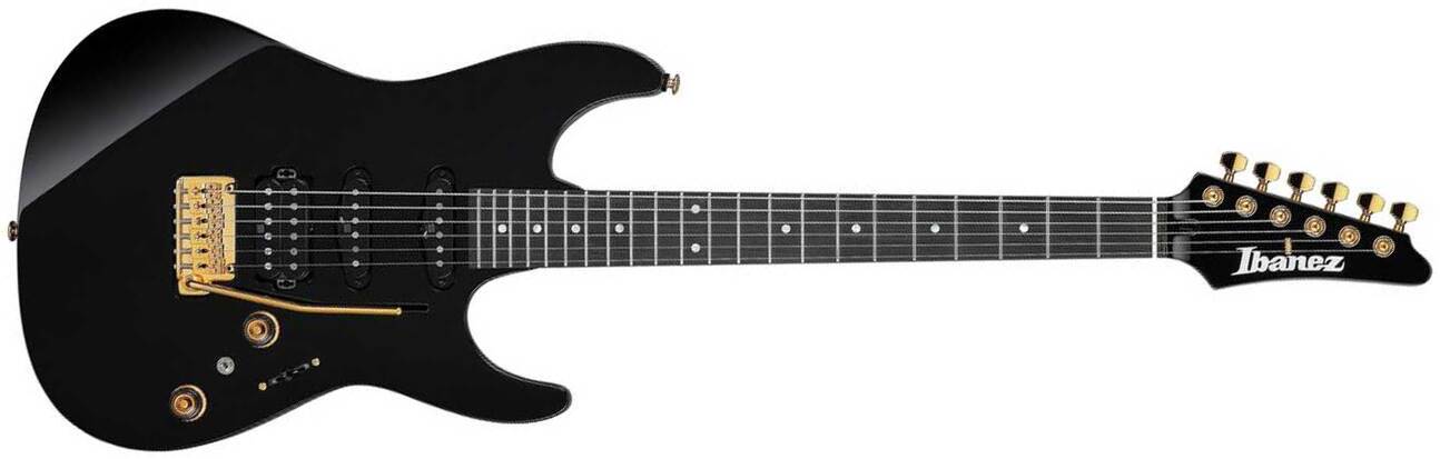 Ibanez Az26p1 Bk Premium Hss Seymour Duncan Trem Eb - Black - E-Gitarre in Str-Form - Main picture