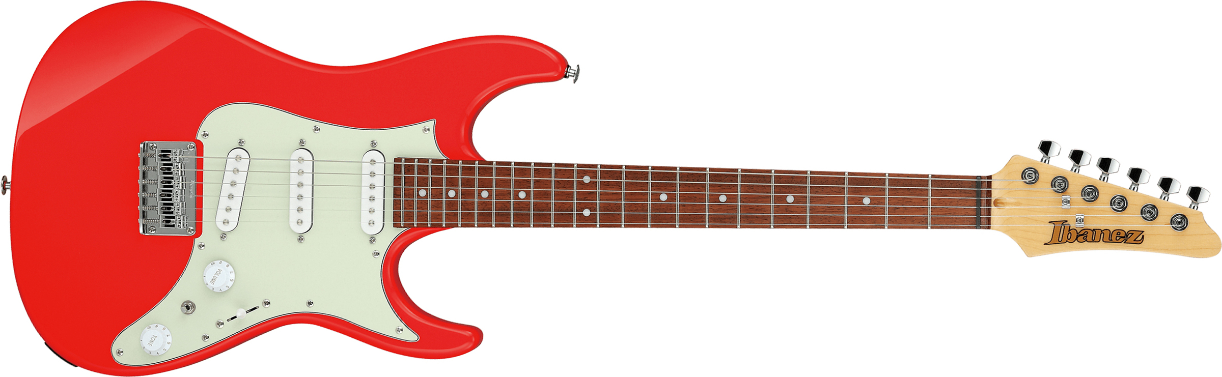 Ibanez Azes31 Vm Standard 3s Trem Jat - Vermillion - E-Gitarre in Str-Form - Main picture