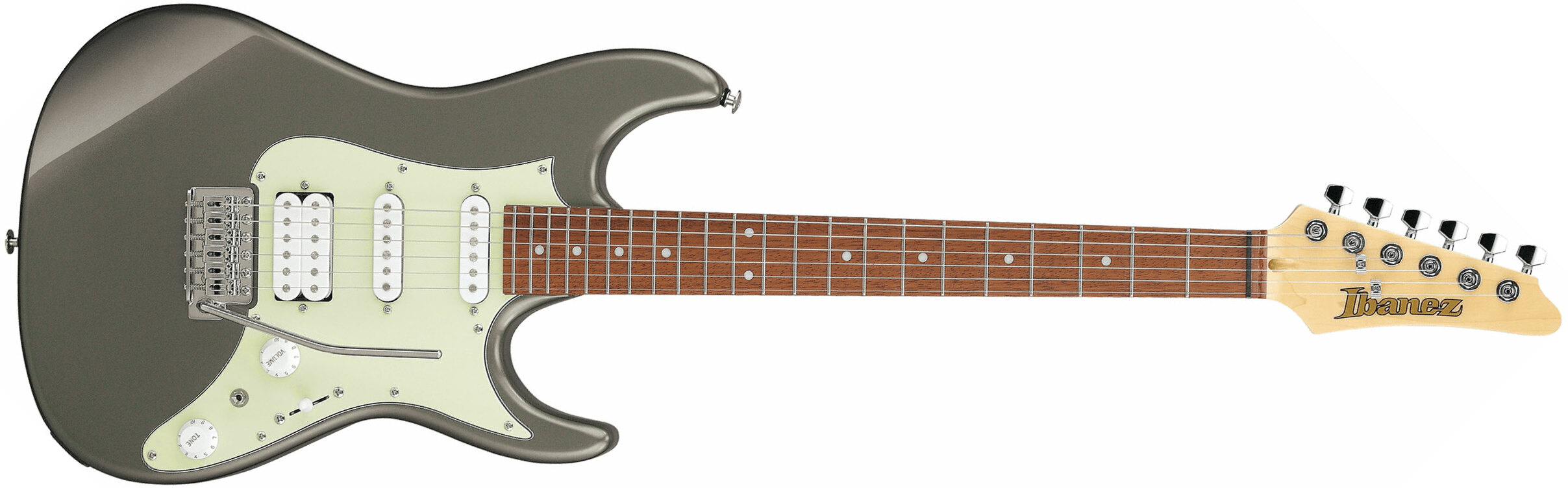 Ibanez Azes40 Tun Standard Hss Trem Jat - Tungsten - E-Gitarre in Str-Form - Main picture