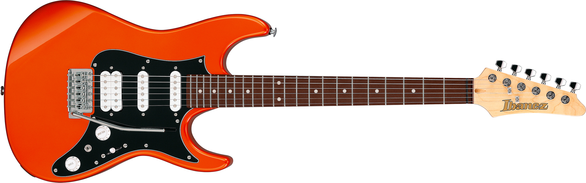 Ibanez Azes40b Rom Standard Hss Trem Jat - Roadster Orange Metallic - E-Gitarre in Str-Form - Main picture