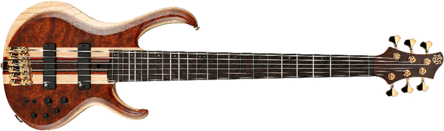 Ibanez Btb1836 Ndl Standard 6c Active Aguilar Pp - Natural Shadow Low Gloss - Solidbody E-bass - Main picture