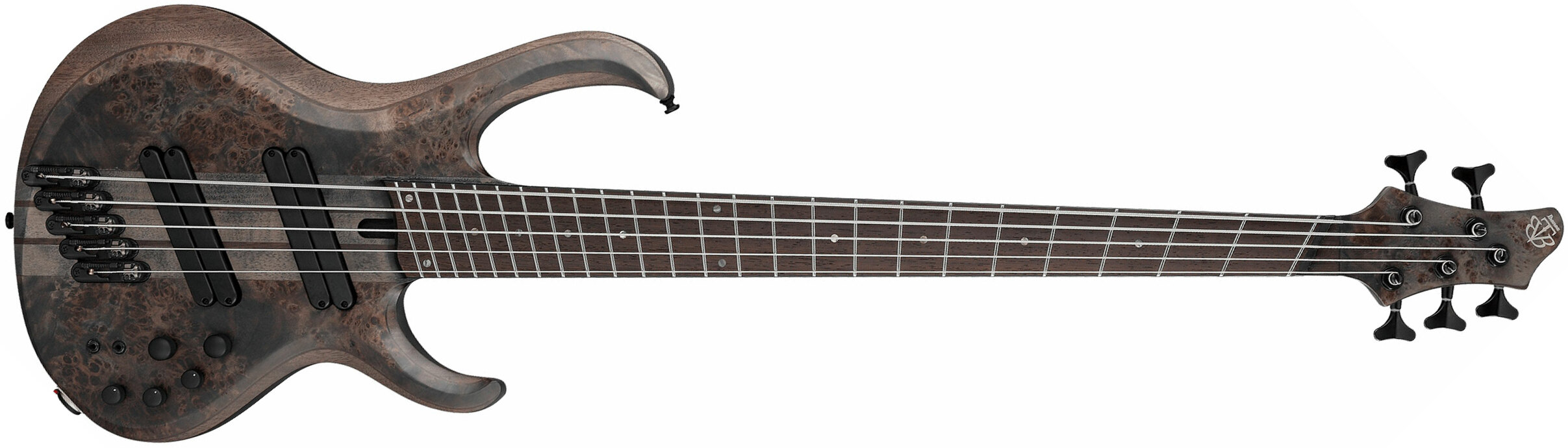 Ibanez Btb805ms Tgf 5c Multiscale Active Pp - Transparent Gray Flat - Solidbody E-bass - Main picture