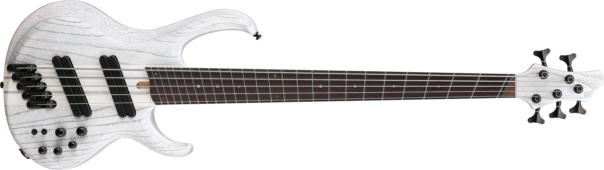 Ibanez Btb865ms Twf Workshop 5c Multiscale Active Pp - Transparent White Flat - Solidbody E-bass - Main picture