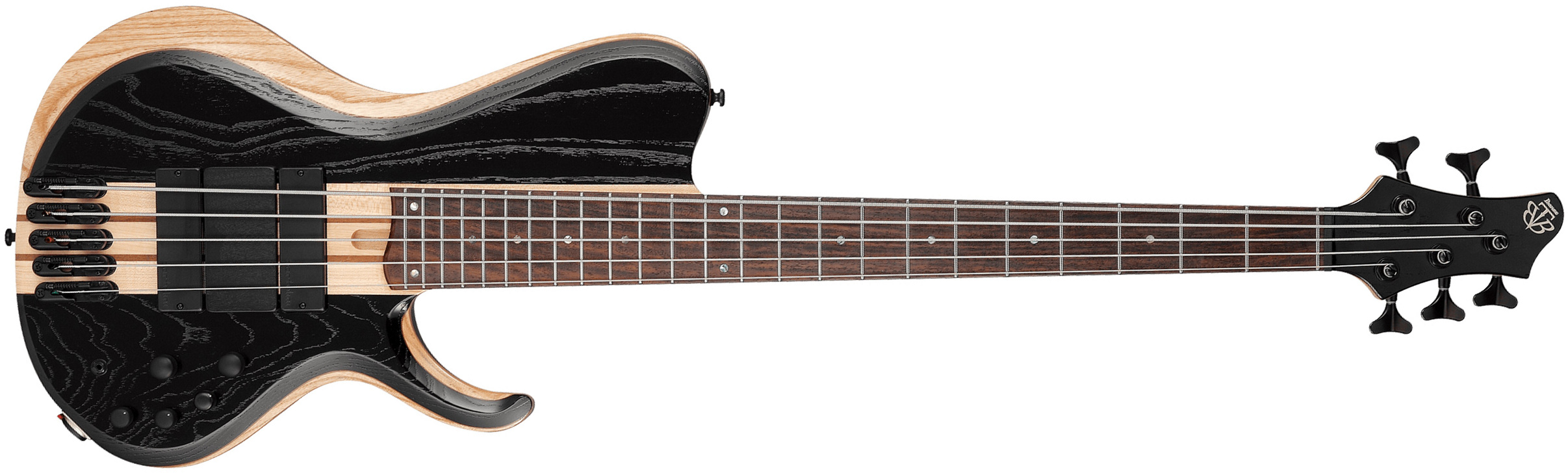 Ibanez Btb865sc Wkl Workshop 5c Active Bartolini Rw - Weathered Black Low Gloss - Solidbody E-bass - Main picture