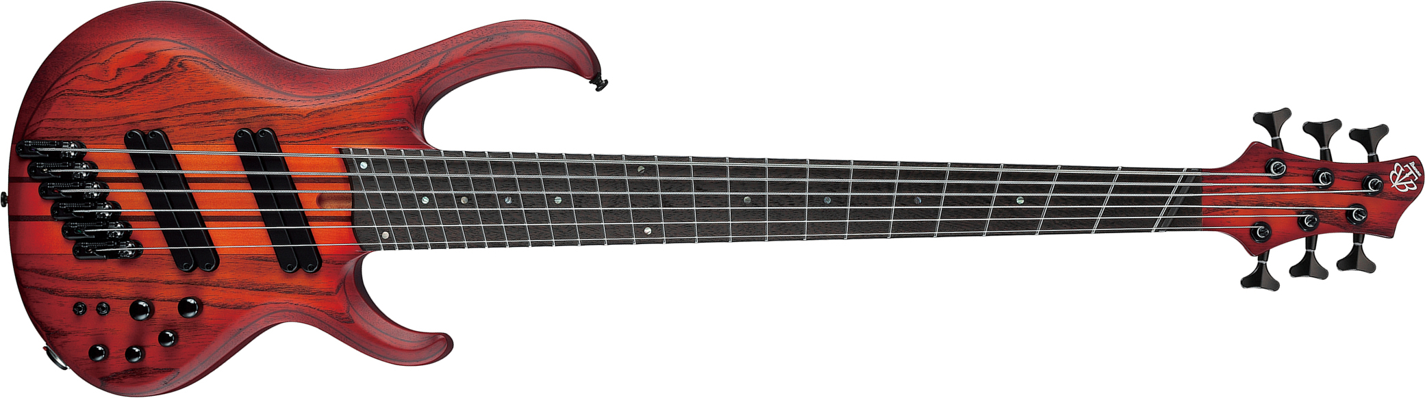 Ibanez Btb866ms Brf Workshop 6c Multiscale Active Pp - Brown Topaz Burst Flat - Solidbody E-bass - Main picture