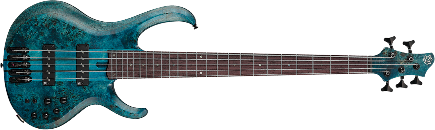 Ibanez Btb945 Col Standard 5c Active Eb - Cosmic Blue Low Gloss - Solidbody E-bass - Main picture