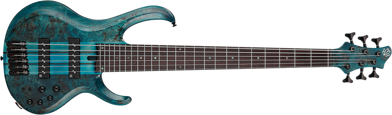 Ibanez Btb946 Col Standard 6c Active Eb - Cosmic Blue Low Gloss - Solidbody E-bass - Main picture