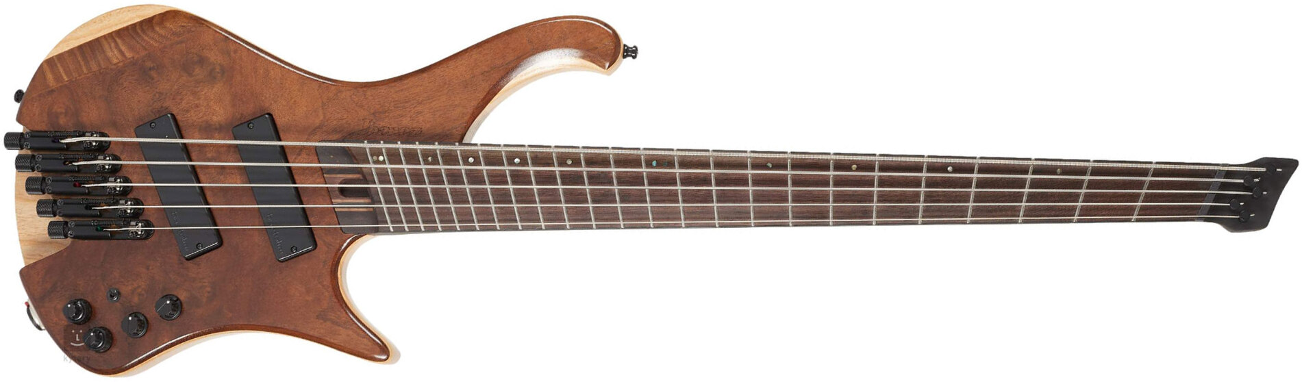 Ibanez Ehb1265ms Nml Workshop 5c Multiscale Active Bartolini Pp - Natural Mocha Low Gloss - Solidbody E-bass - Main picture