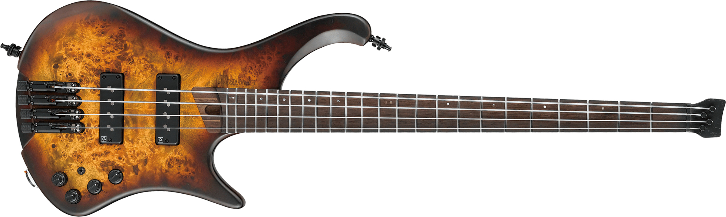 Ibanez EHB1500 DEF Workshop - dragon eye burst flat Solidbody e-bass