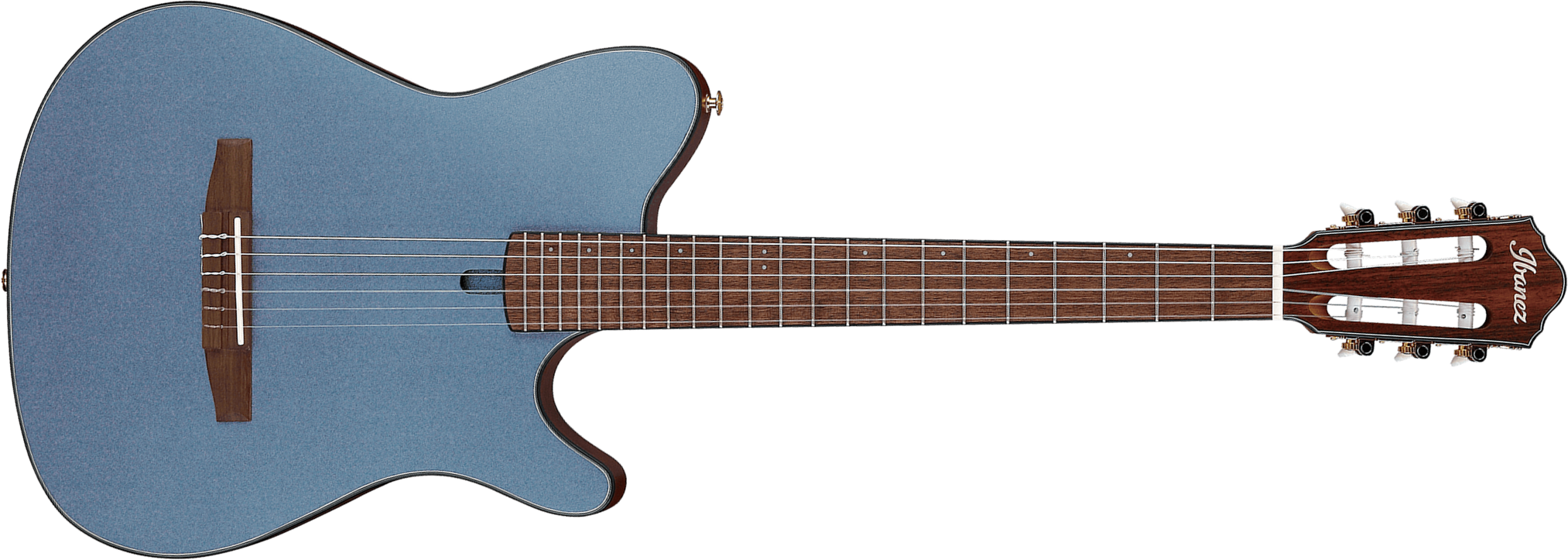 Ibanez Frh10n Ibf Hybrid Cw Epicea Sapele Wal - Indigo Blue Metallic Flat - Konzertgitarren 4/4 - Main picture