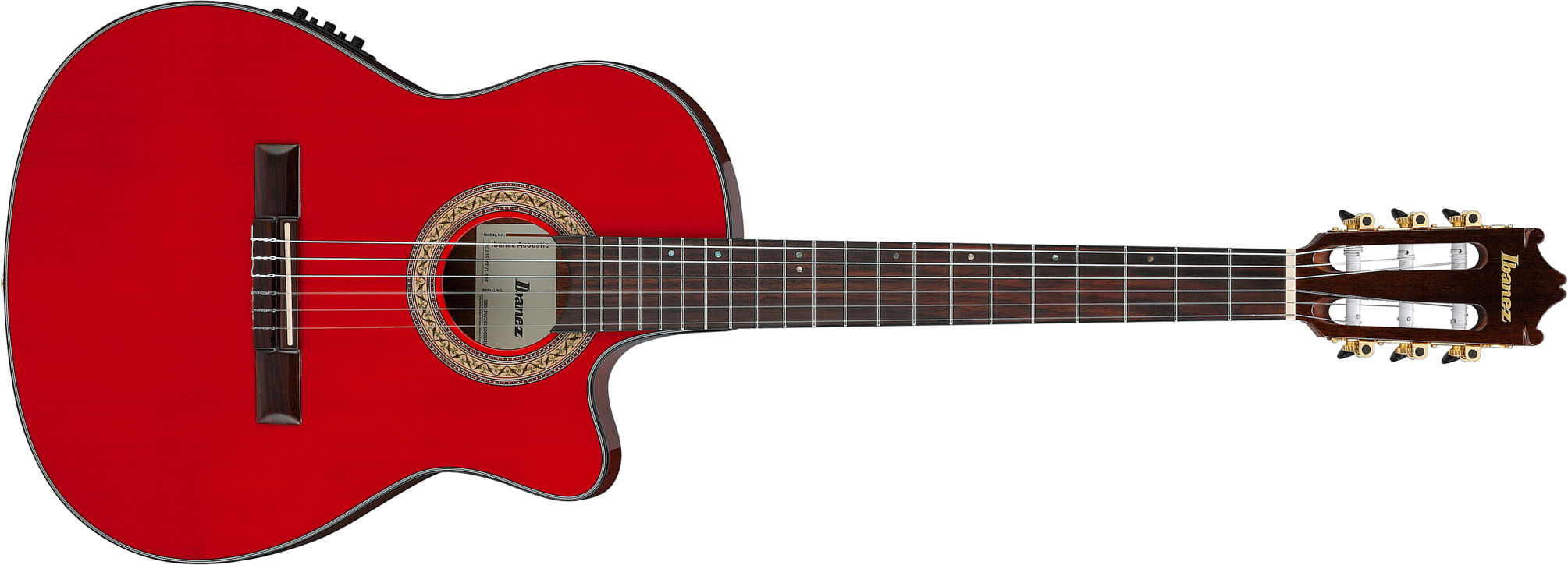 Ibanez Ga35tce Srr 4/4 Epicea Sapele Rw - Sapphire Red - Konzertgitarren 4/4 - Main picture