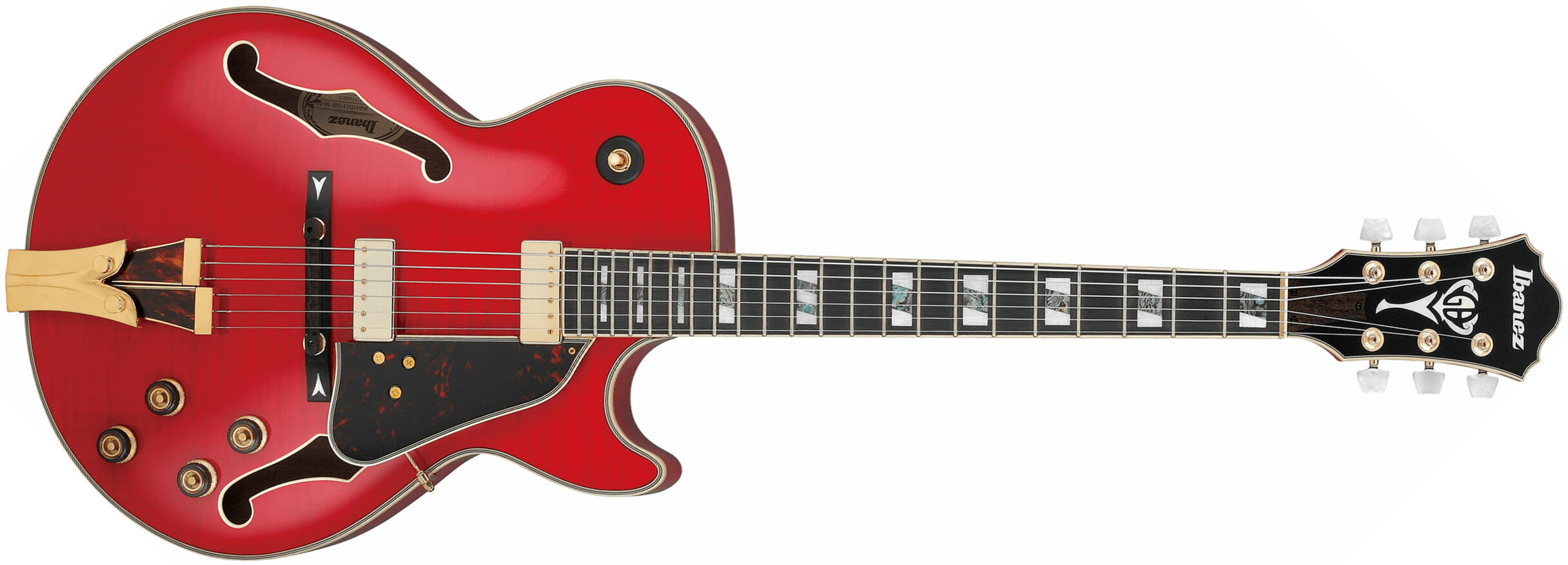 Ibanez George Benson Gb10sefm Srr Signature Hh Ht Eb - Sapphire Red - Hollowbody E-Gitarre - Main picture