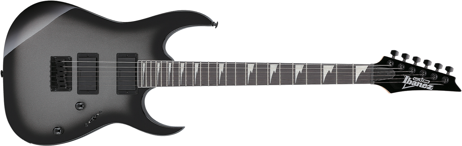 Ibanez Grg121dx Mgs Gio 2h Trem Ama - Metallic Gray Sunburst - E-Gitarre in Str-Form - Main picture