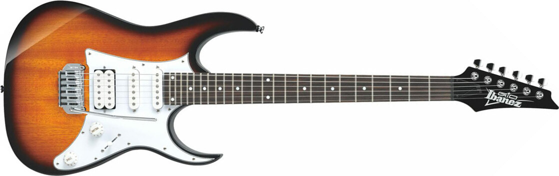 Ibanez Grg140 Sb Gio Hss Trem Nzp - Sunburst - E-Gitarre in Str-Form - Main picture