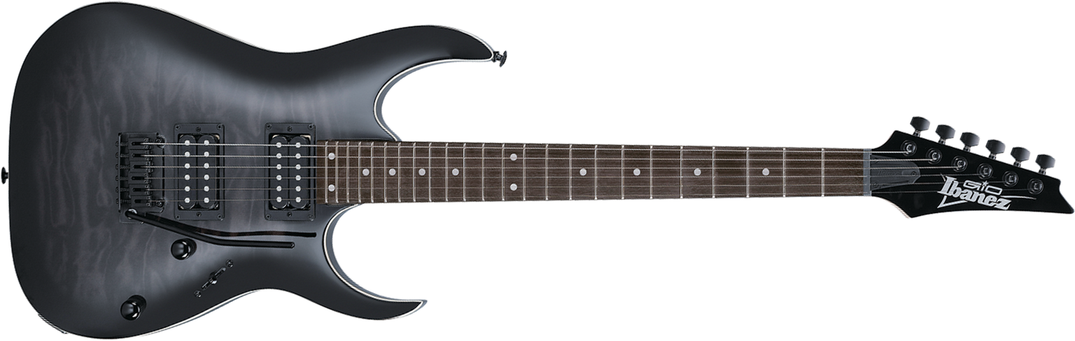 Ibanez Grga120qa Tks Gio 2h Trem Pur - Transparent Black Sunburst - E-Gitarre in Str-Form - Main picture