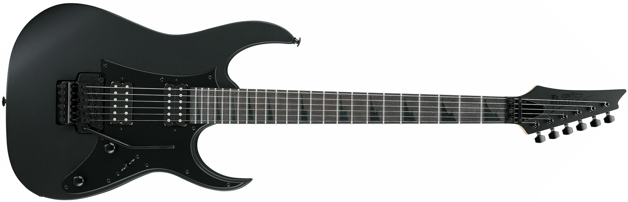 Ibanez Grgr330ex Bkf Gio 2h Fr Pur - Black Flat - E-Gitarre in Str-Form - Main picture