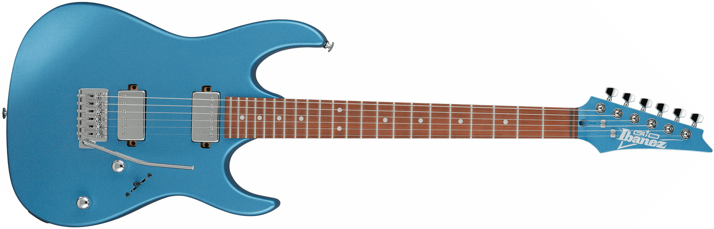 Ibanez Grx120sp Mlm Gio 2h Trem Jat - Metallic Light Blue Matte - E-Gitarre in Str-Form - Main picture