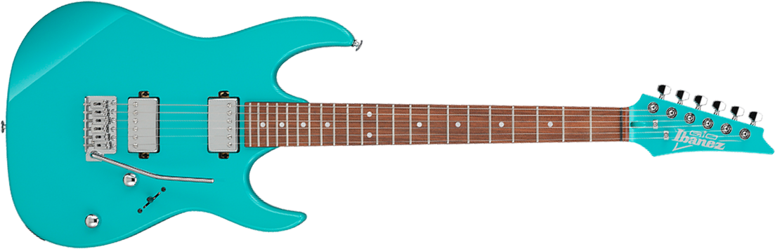 Ibanez Grx120sp Pbl Gio 2h Trem Jat - Pale Blue - E-Gitarre in Str-Form - Main picture