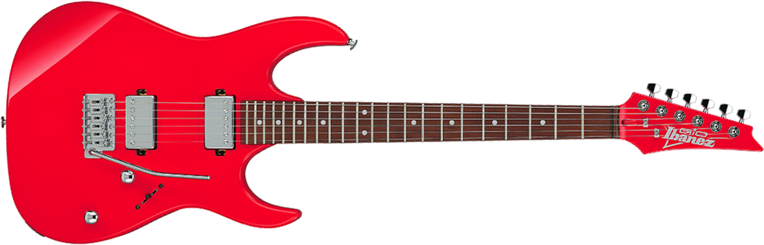 Ibanez Grx120sp Vrd Gio 2h Trem Jat - Vivis Red - E-Gitarre in Str-Form - Main picture