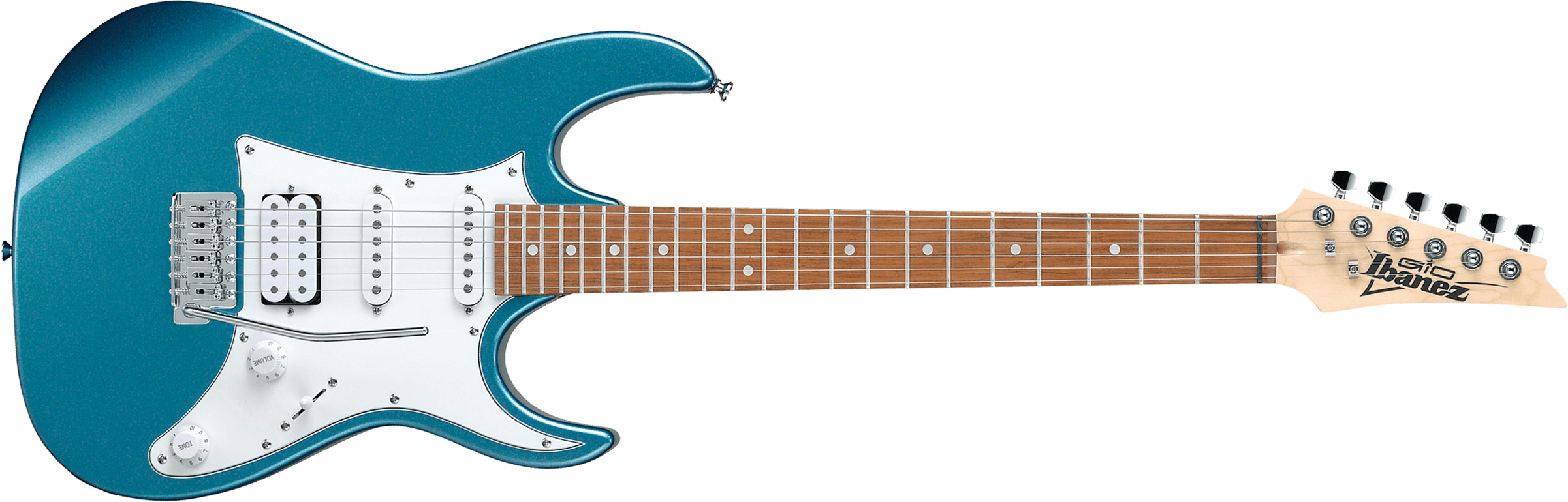 Ibanez Grx40 Mlb Gio Hss Trem Jat - Metallic Light Blue - E-Gitarre in Str-Form - Main picture