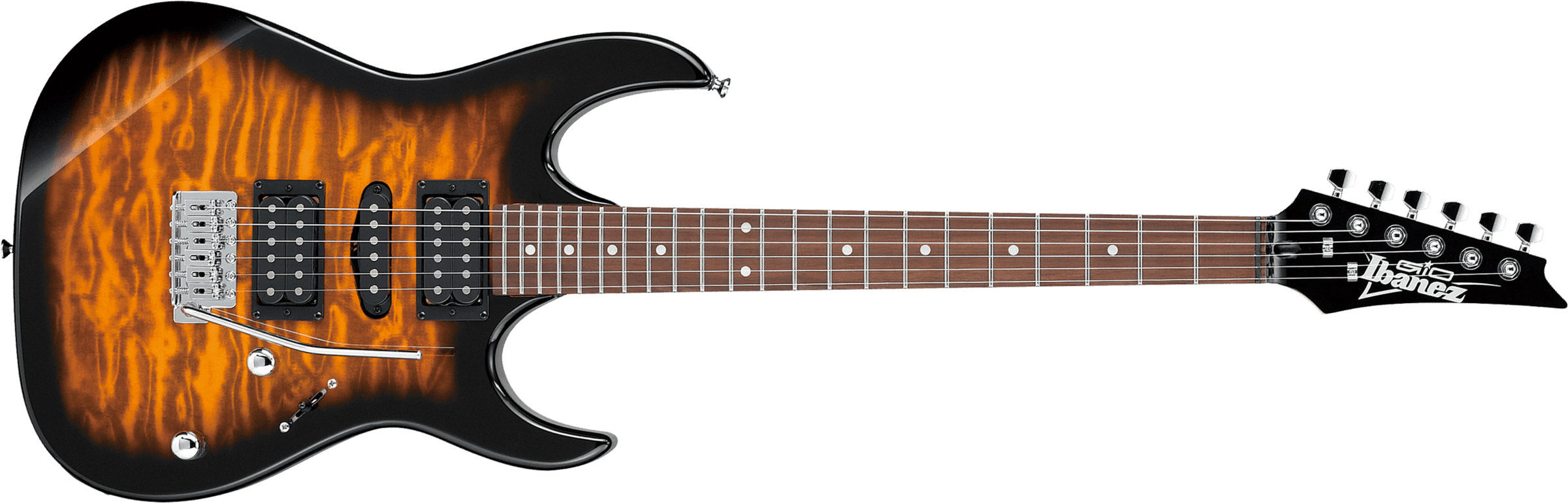 Ibanez Grx70qa Sb Gio Hsh Trem Nzp - Sunburst - E-Gitarre in Str-Form - Main picture
