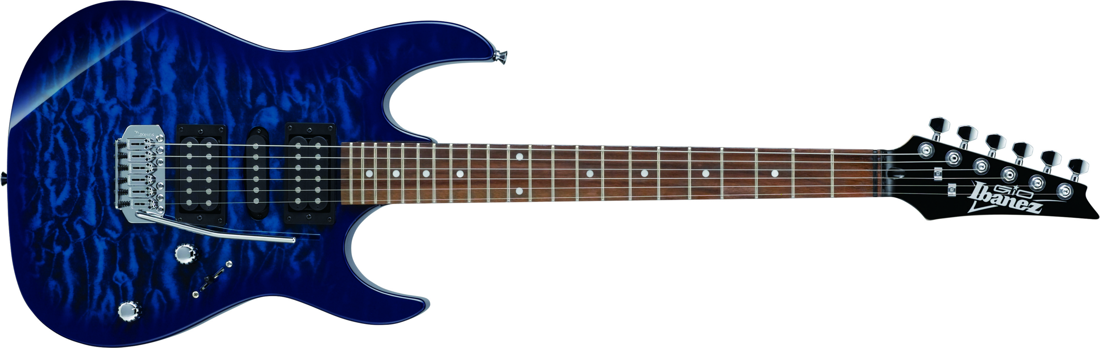 Ibanez Grx70qa Tbb Gio Hsh Trem Nzp - Transparent Blue Burst - E-Gitarre in Str-Form - Main picture