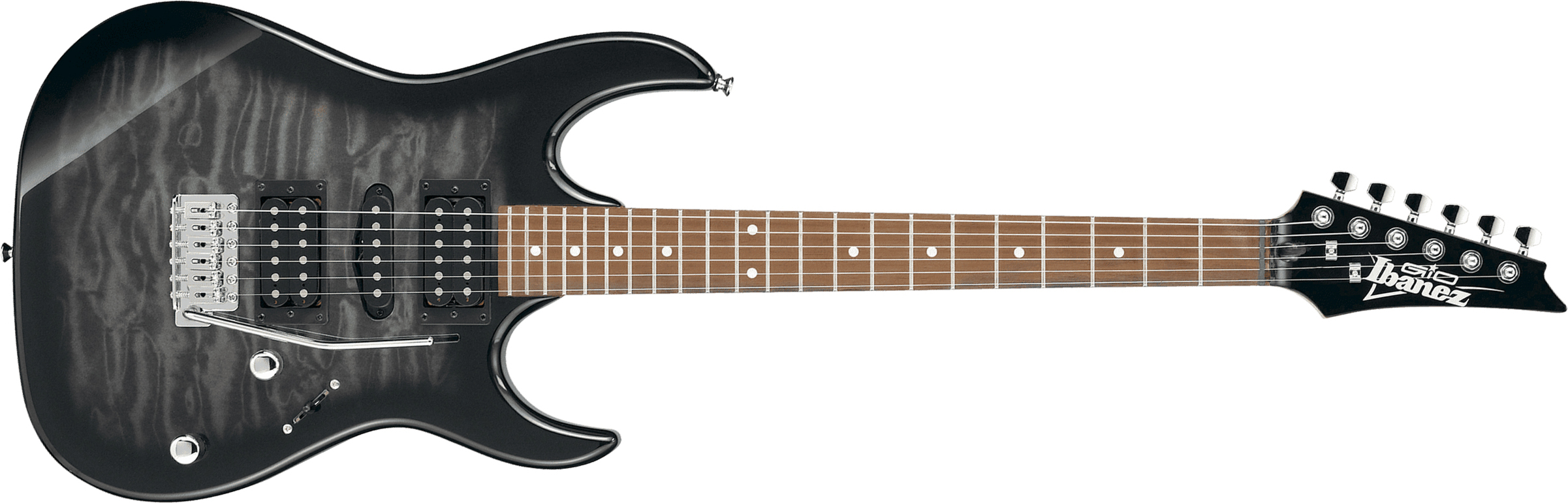 Ibanez Grx70qa Tks Gio Hsh Trem Nzp - Transparent Black Sunburst - E-Gitarre in Str-Form - Main picture