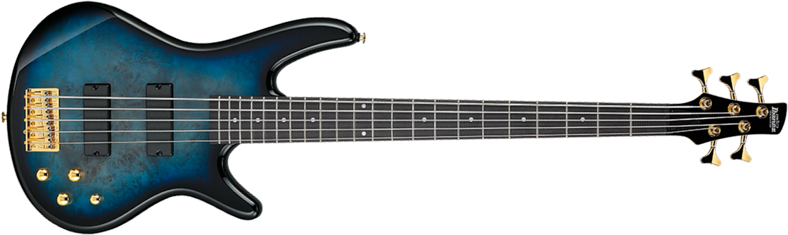 Ibanez Gsr205pc Tmu Gio 5c Active Pur - Transparent Marine Burst - Solidbody E-bass - Main picture