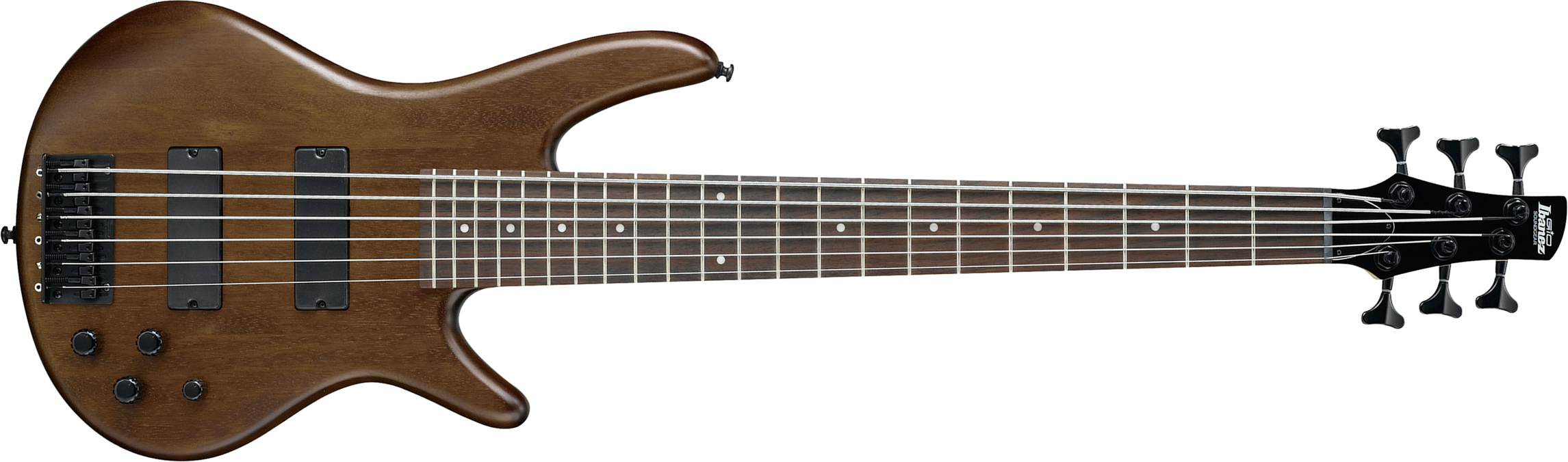 Ibanez Gsr206b Wnf Gio 6c Active Jat - Walnut Flat - Solidbody E-bass - Main picture