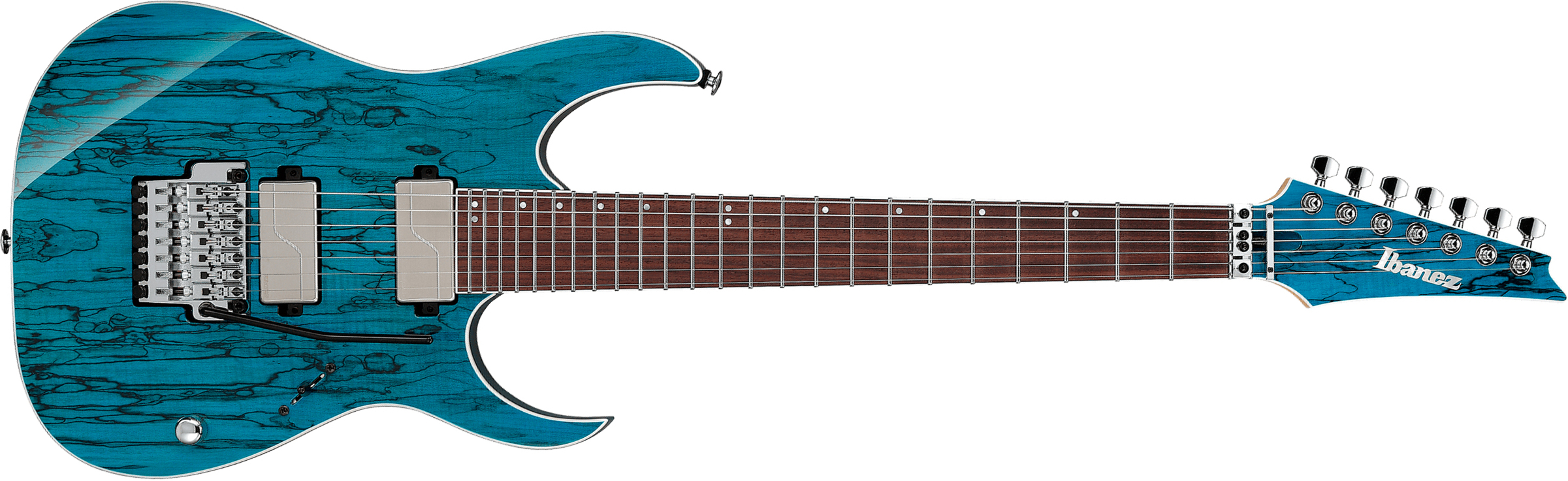 Ibanez Hazuki Hzk1 Jap Signature 2h Fishman Fluence Fr Rw - Blue - E-Gitarre in Str-Form - Main picture