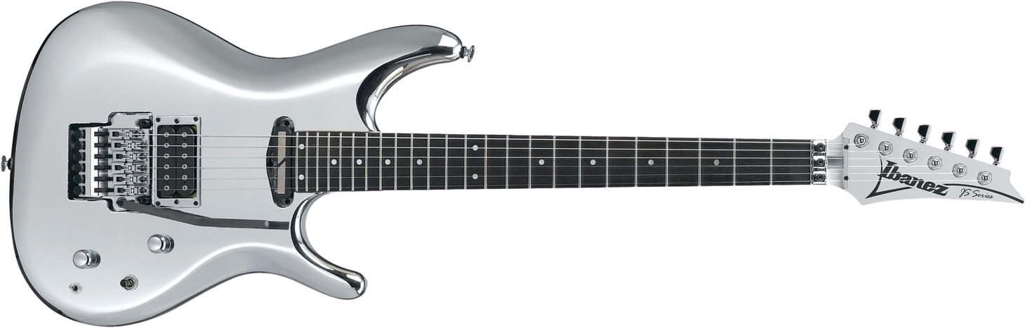 Ibanez Joe Satriani Js1cr Signature Japon H Sustainiac Fr Rw - Chrome Boy - Double Cut E-Gitarre - Main picture