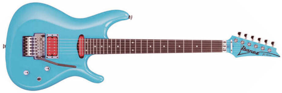 Ibanez Joe Satriani Js2410 Syb Prestige Jap Signature 2h Fr Rw - Sky Blue - E-Gitarre in Str-Form - Main picture
