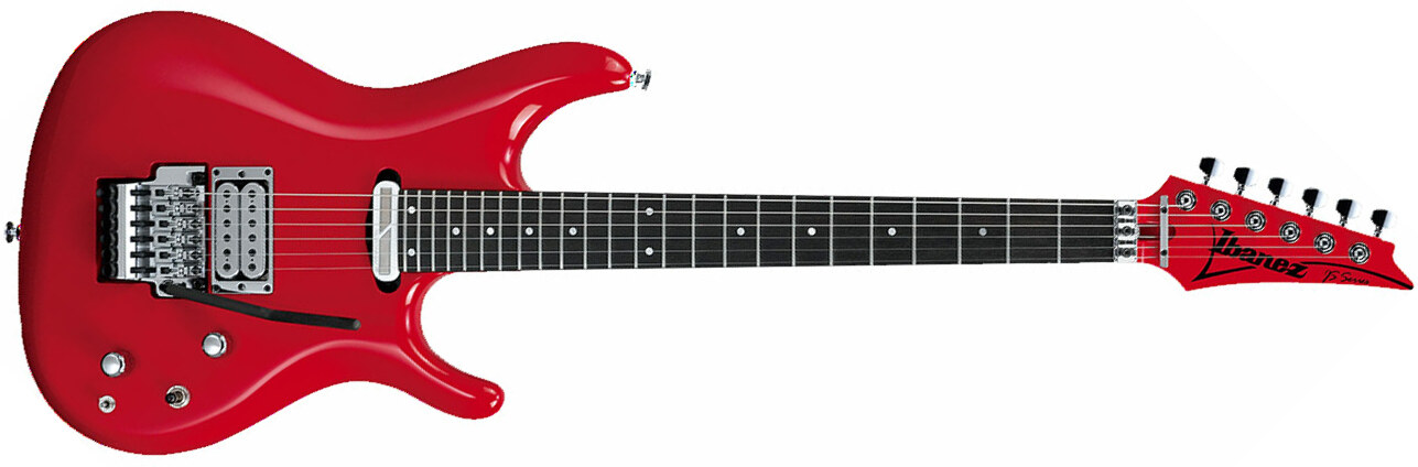 Ibanez Joe Satriani Js2480 Mcr Prestige Japon Signature Hh Sustainiac Fr Rw - Muscle Car Red - E-Gitarre in Str-Form - Main picture