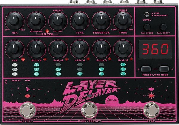 Ibanez Layer Delayer - Reverb/Delay/Echo Effektpedal - Main picture