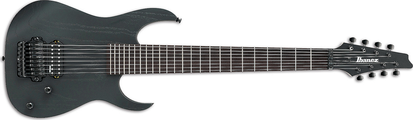 Ibanez Marten Hagstrom Meshuggah M80m Wk Signature H Ht Jat - Weathered Black - E-Gitarre in Str-Form - Main picture