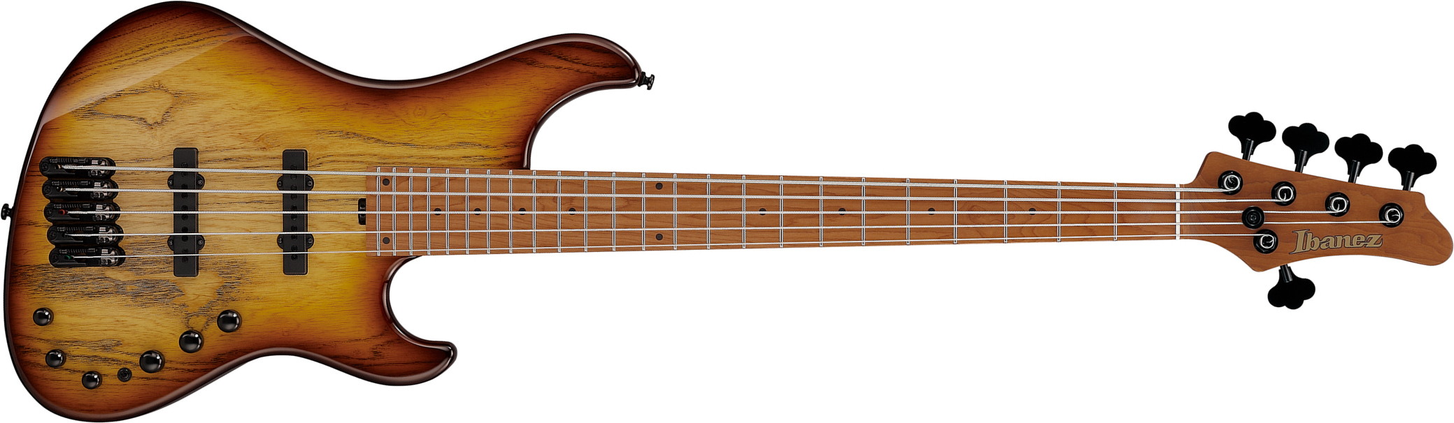 Ibanez Mdm1305 Nab Mode 5c Active Mn - Natural Stained Amber Burst - Solidbody E-bass - Main picture