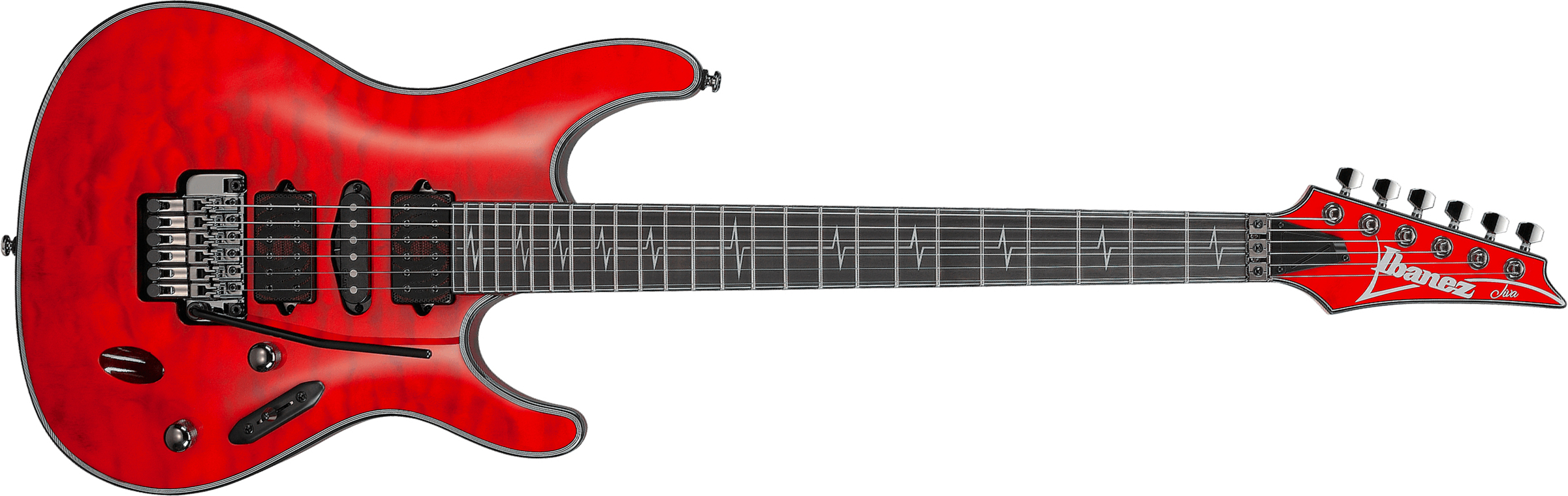 Ibanez Nita Strauss Jiva10r Trc Signature Hsh Dimarzio Fr Eb - Torch Red - E-Gitarre in Str-Form - Main picture