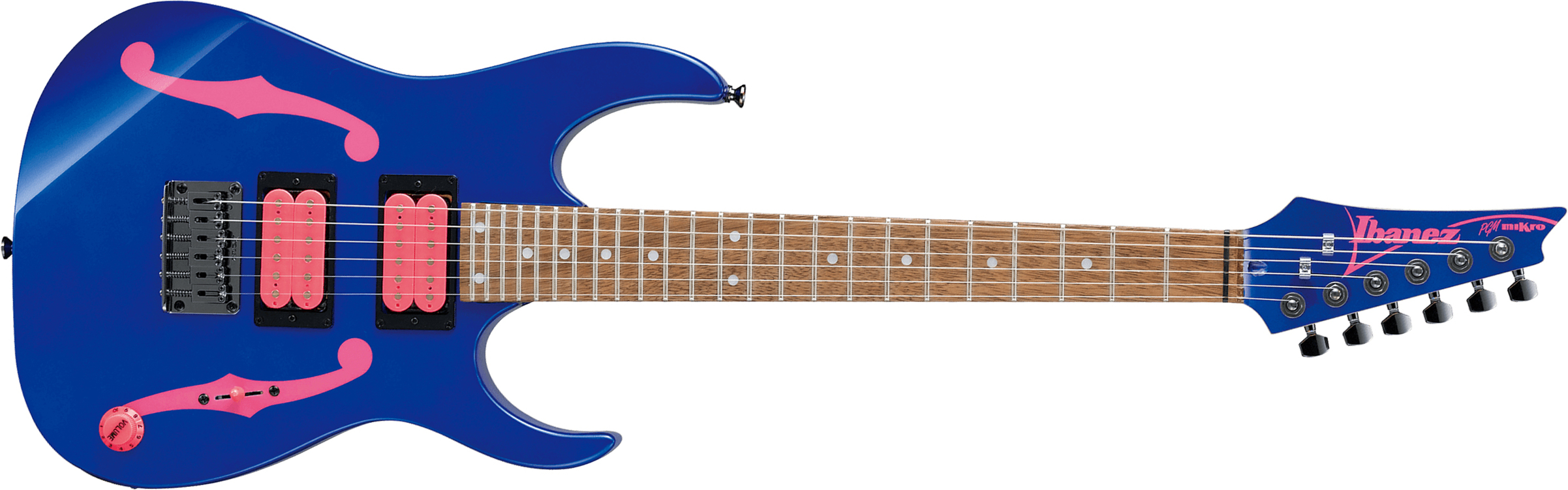 Ibanez Paul Gilbert Pgmm11 Jb Signature 3/4 Hh Ht Jat - Jewel Blue - E-Gitarre für Kinder - Main picture