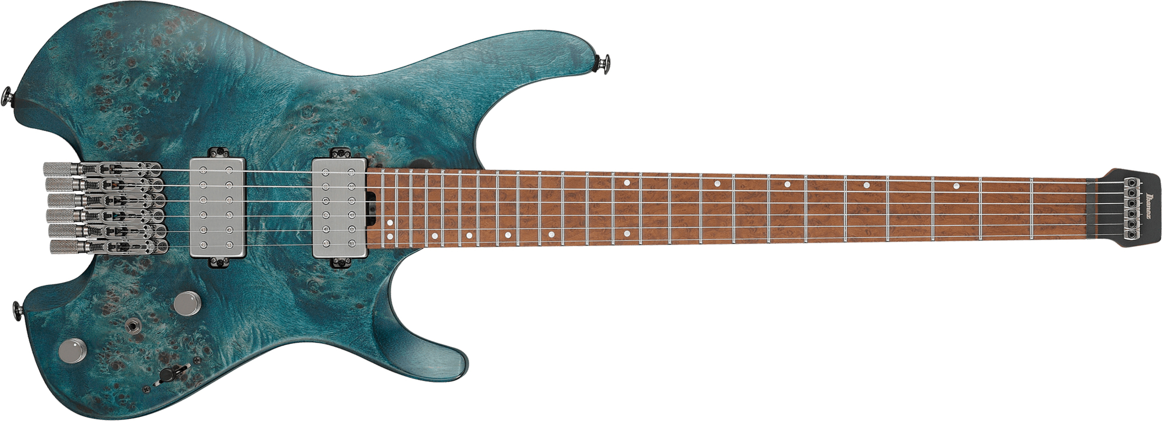 Ibanez Q52pb Col Quest Standard 2h Ht Mn - Cosmic Blue Low Gloss - Elektrische Reisegitarre - Main picture