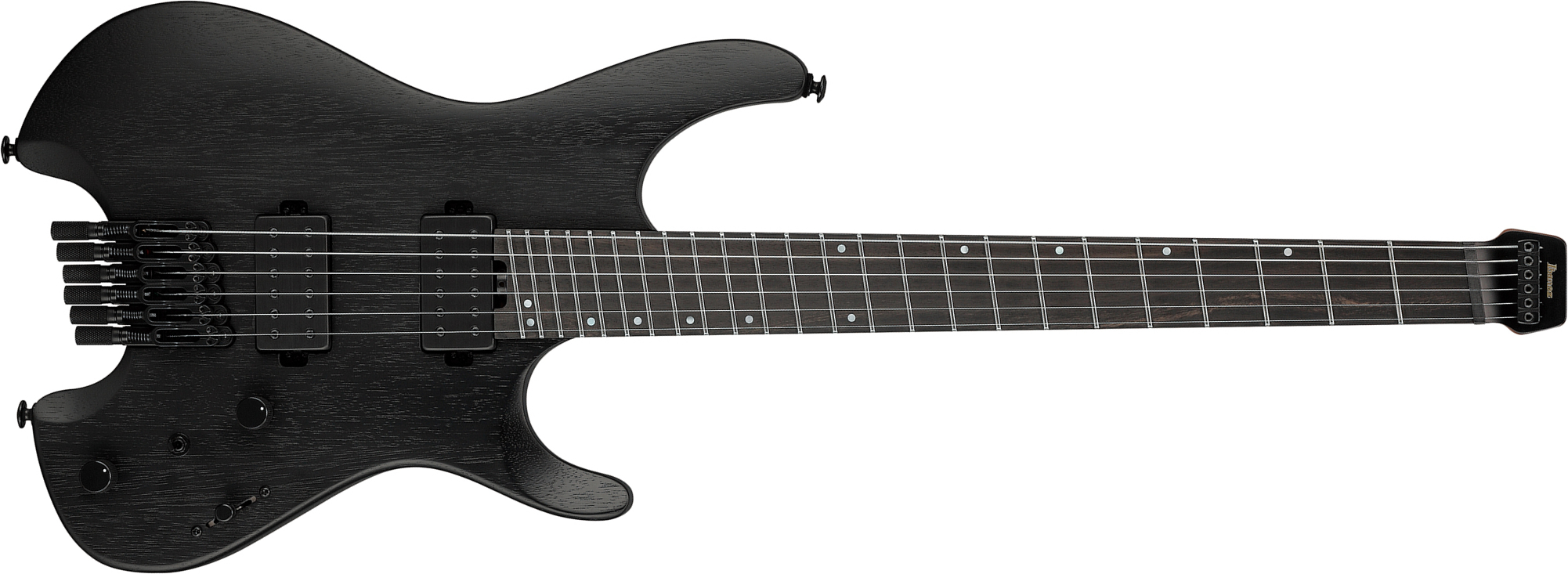 Ibanez Qx52b Wk Quest 2h Ht Eb - Weathered Black - Double Cut E-Gitarre - Main picture