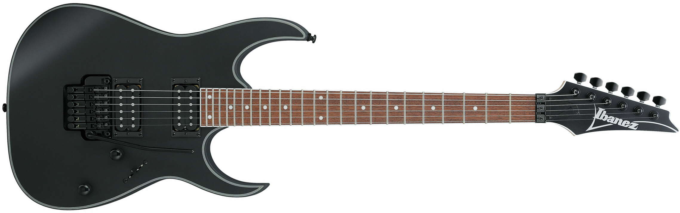 Ibanez Rg320exz Bkf Standard Fr Hh Jat - Black Flat - E-Gitarre in Str-Form - Main picture