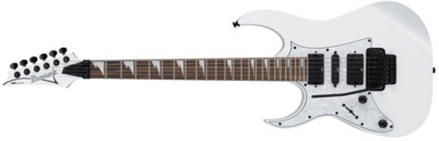 Ibanez Rg350dxzl Wh Lh Gaucher Standard Hsh Fr Jat - White - E-Gitarre für Linkshänder - Main picture