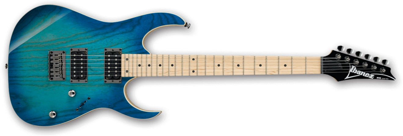 Ibanez Rg421ahm Bmt Standard Hh Ht Mn - Blue Moon Burst - E-Gitarre in Str-Form - Main picture