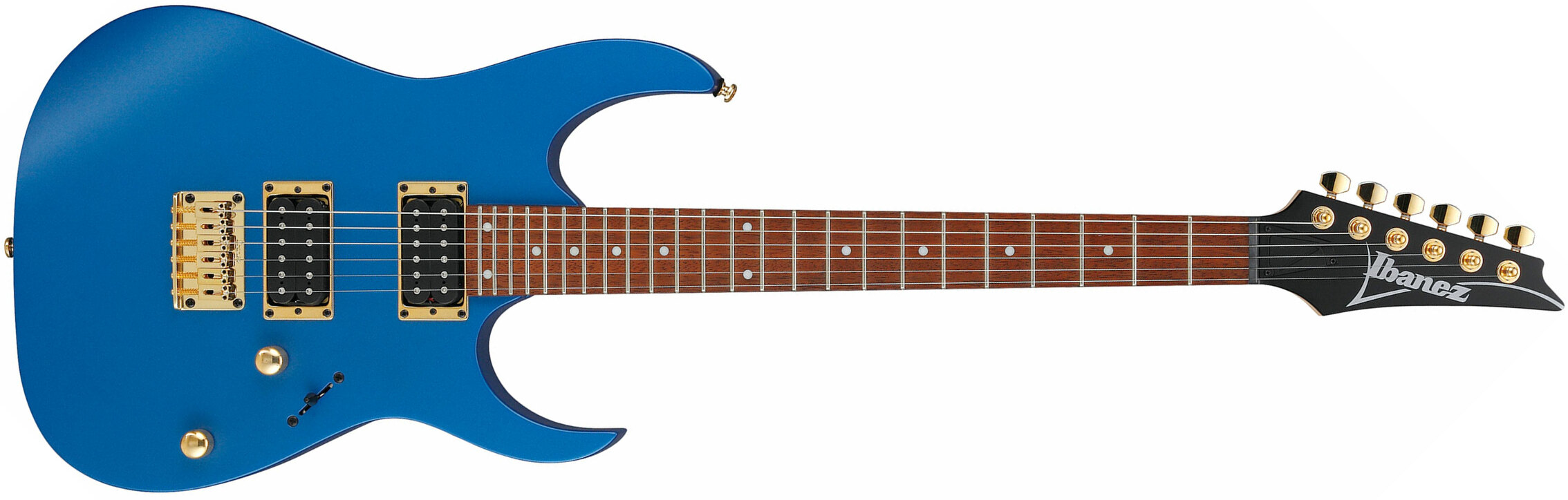 Ibanez Rg421g Lbm Standard Ht Hh Jat - Laser Blue Matte - E-Gitarre in Str-Form - Main picture