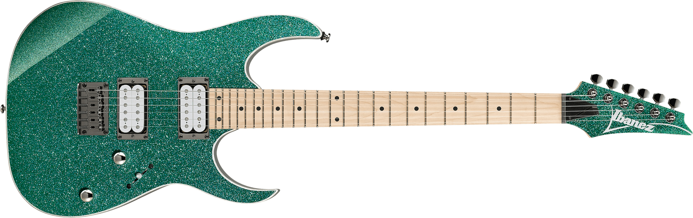 Ibanez Rg421msp Tsp Standard Ht Hh Mn - Turquoise Sparkle - E-Gitarre in Str-Form - Main picture