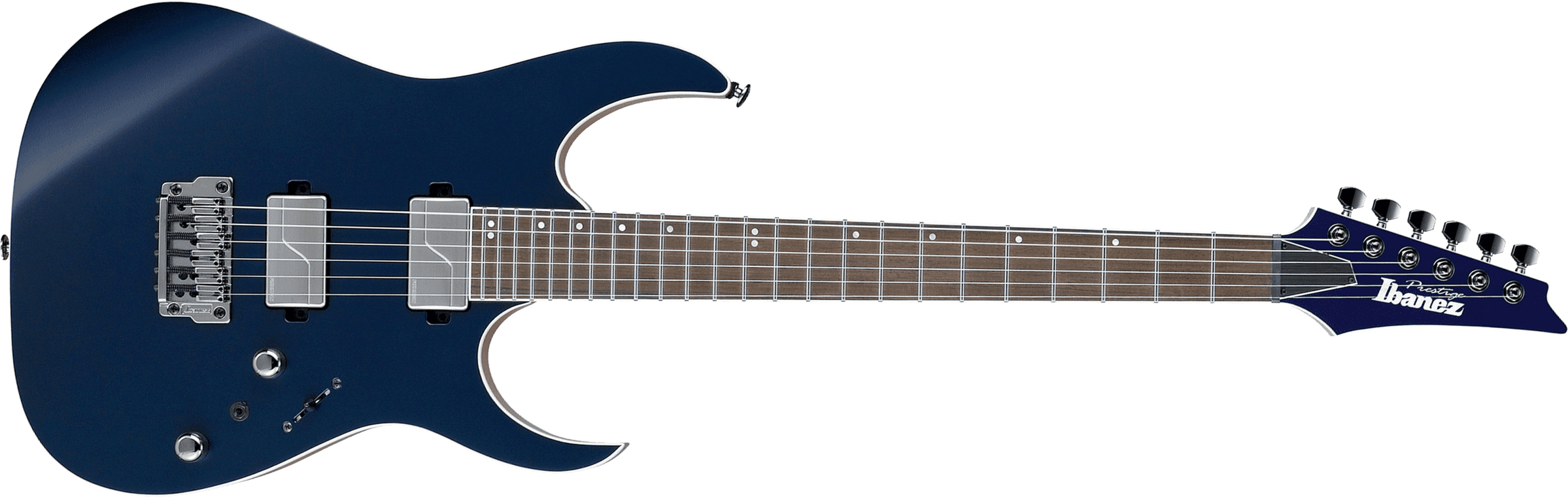 Ibanez Rg5121 Dbf Prestige Jap Hh Fishman Fluence Ht Eb - Dark Tide Blue Flat - E-Gitarre in Str-Form - Main picture