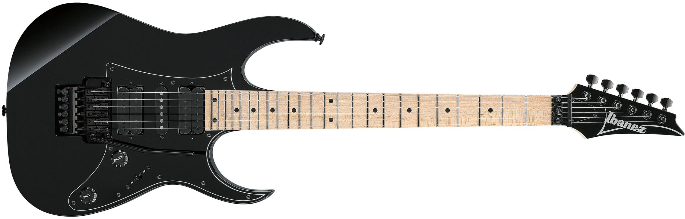 Ibanez Rg550 Bk Genesis Jap Hsh Fr Mn - Black - E-Gitarre in Str-Form - Main picture